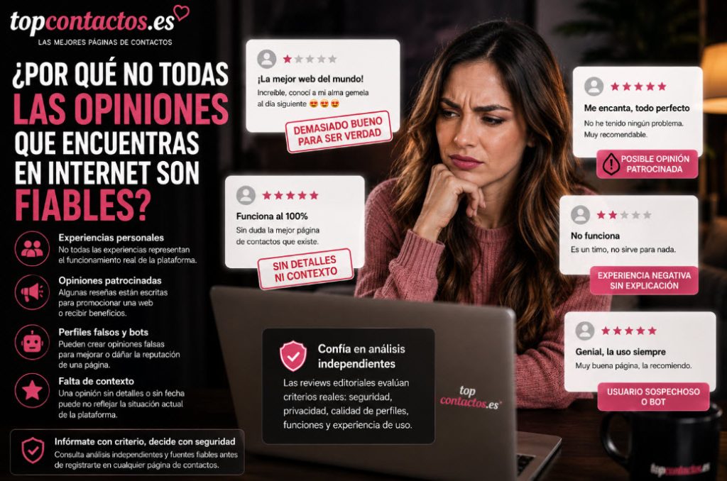 Por qué no todas las opiniones que encuentras en Internet son fiables