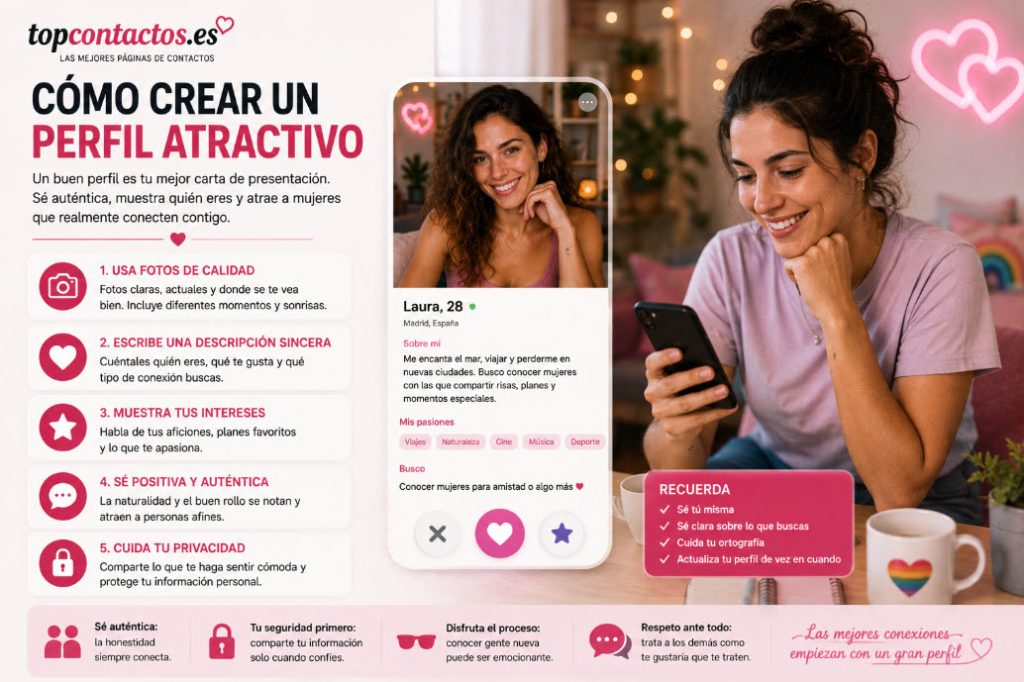 Cómo crear un perfil atractivo