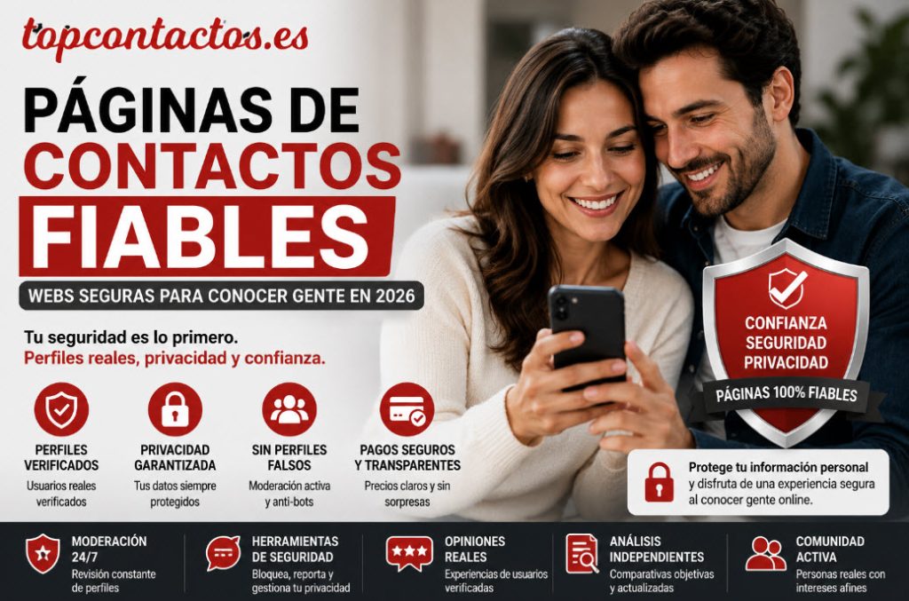 páginas de contactos fiables
