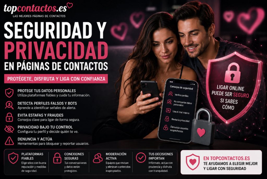 seguridad y privacidad en paginas de contactos