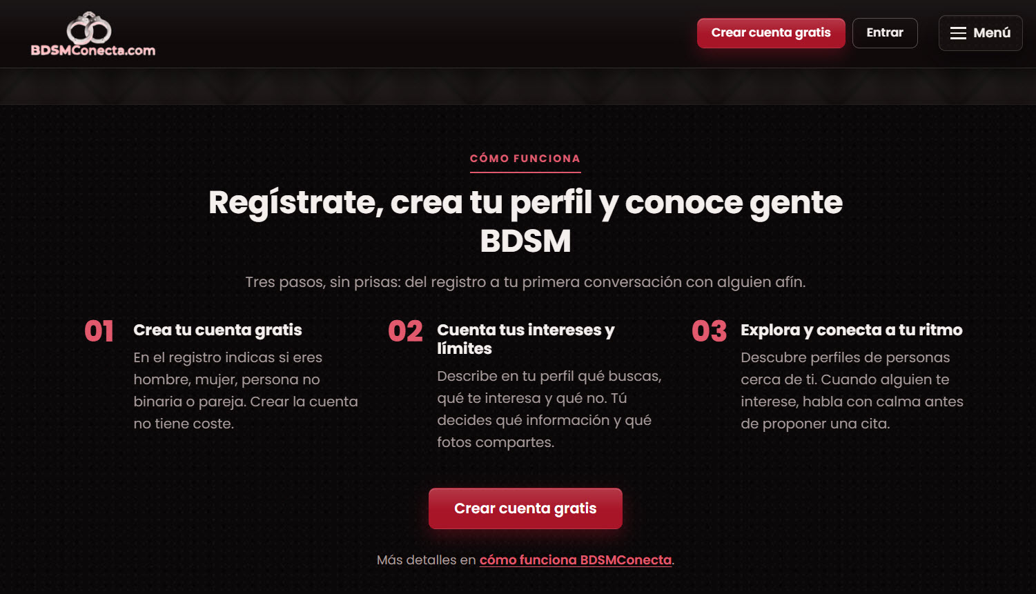 Cómo funciona BDSMConecta