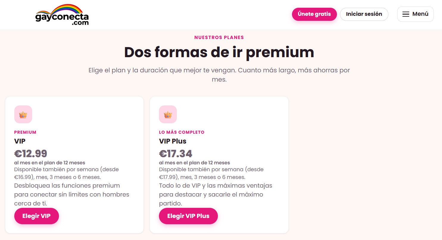 GayConecta precios