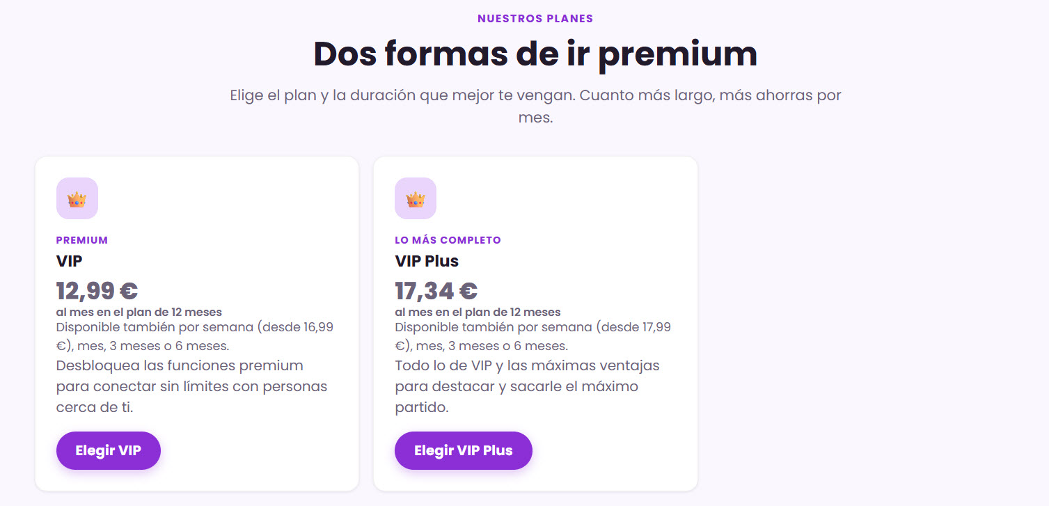 TransAmigas precios