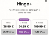 Hinge Plus: coste en 2025, ventajas y si merece la pena